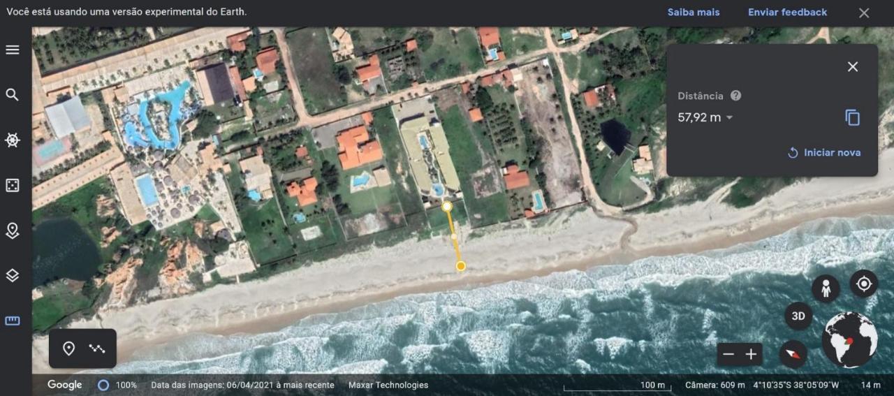 Apartamento A 60 Metros Para Pe Na Areia - The Fountains - Apto 105 Beberibe Ngoại thất bức ảnh